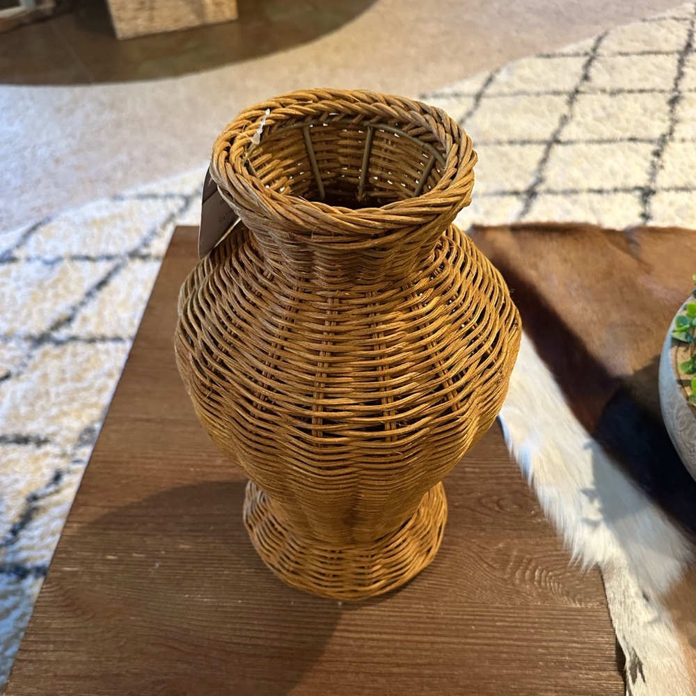 Rattan Vase